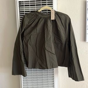 Selva negra tie neck top